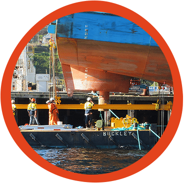 diving ship cleaning