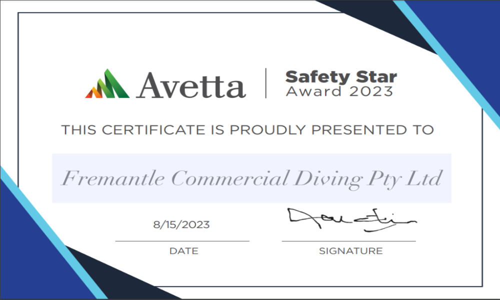 Avetta 2023 Winner - Safety - Supplier Awards